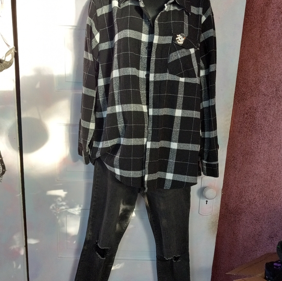 Jack Nightmare B4 Xmas custom unisex flannel! - Picture 4 of 4